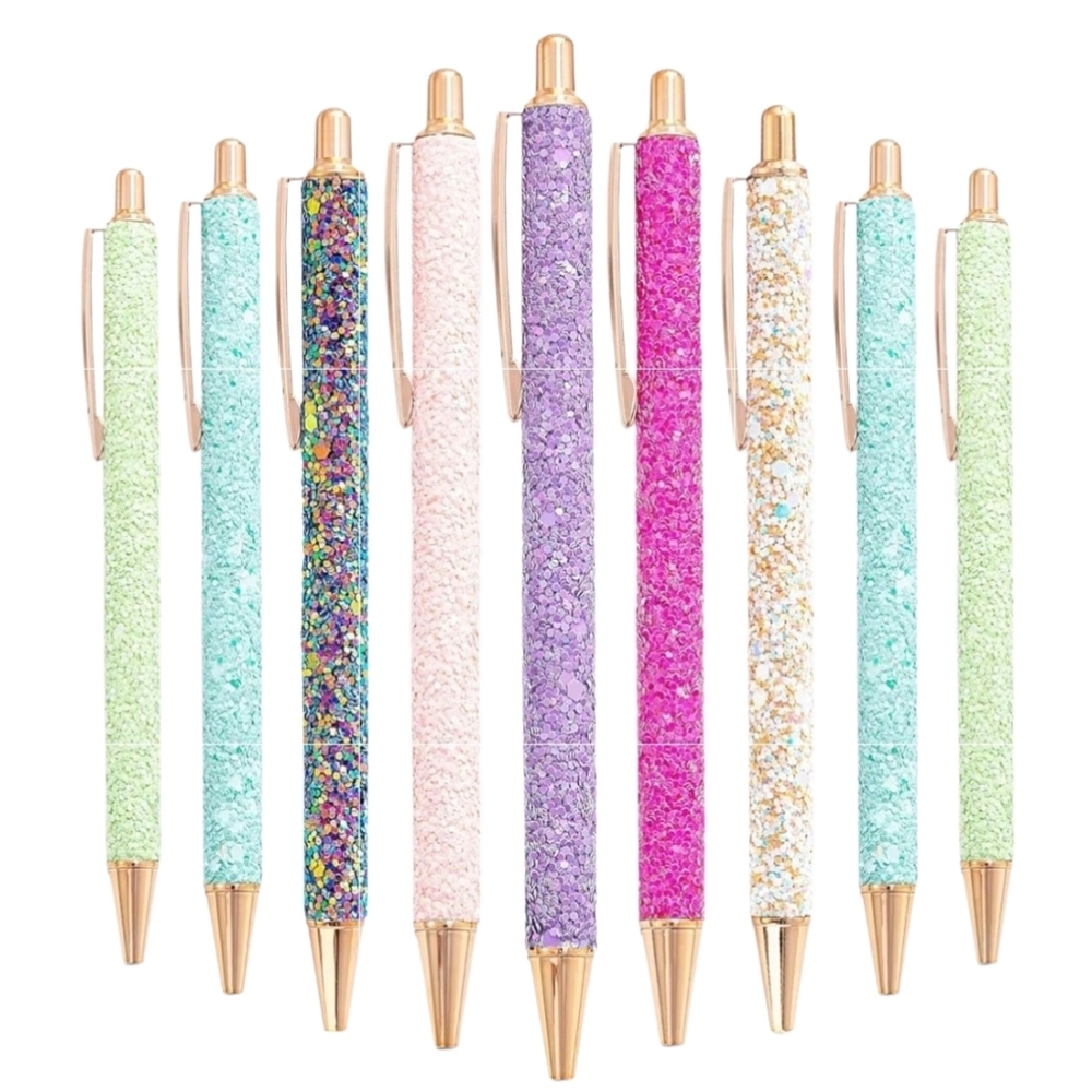 Glittery Multicolor Pens - Choice Of One
